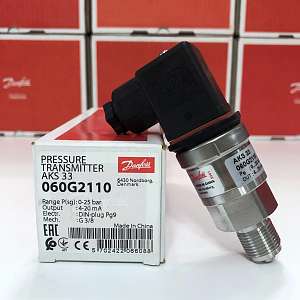 CẢM BIẾN ÁP SUẤT DANFOSS AKS33 0-25bar 060G2110 cam-bien-ap-suat-danfoss-aks33-0-25bar-060g2110