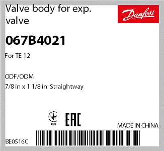 PHỤ TÙNG VAN DANFOSS 7/8 X 1-1/8 - C/N 067B4021 phu-tung-van-danfoss-7-8-x-1-1-8-c-n-067b4021
